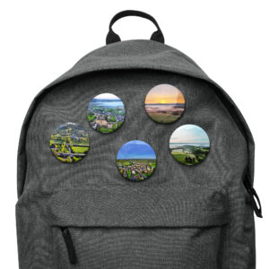 set de pins « chemin de compostelle » – de saint alban sur limagnole à aumont aubrac