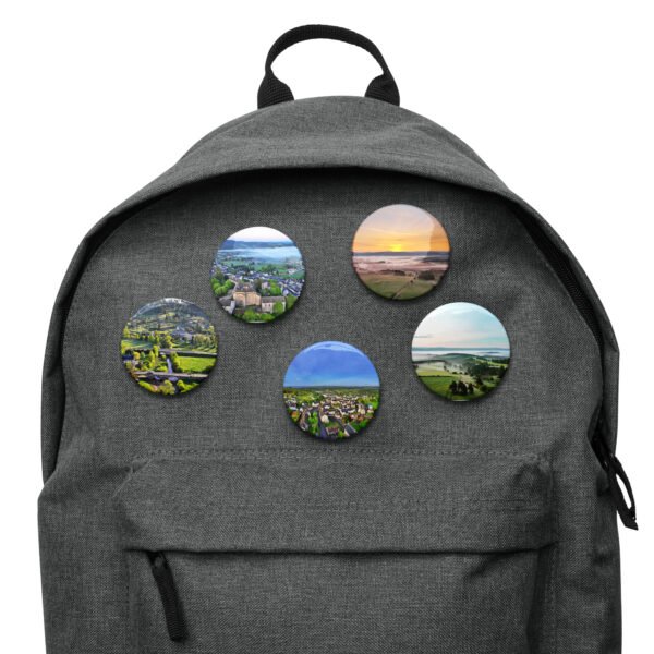 set de pins « chemin de compostelle » – de saint alban sur limagnole à aumont aubrac