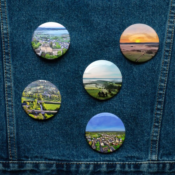 set de pins « chemin de compostelle » – de saint alban sur limagnole à aumont aubrac