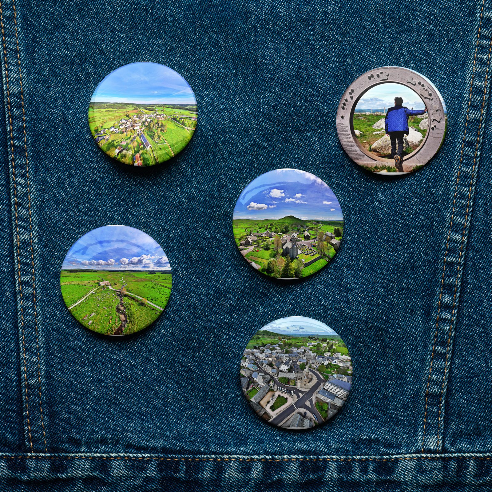 set de pins « chemin de compostelle » – d'aumont aubrac à nasbinals set de pins « chemin de compostelle » – d'aumont aubrac à nasbinals