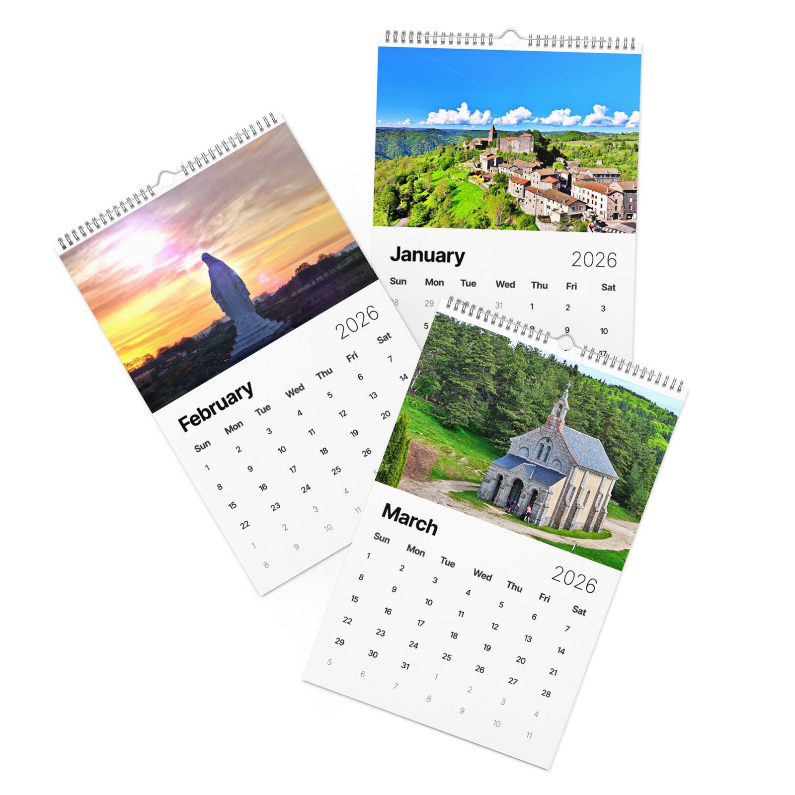 calendrier mural (2026) compostelle calendrier mural (2026) compostelle