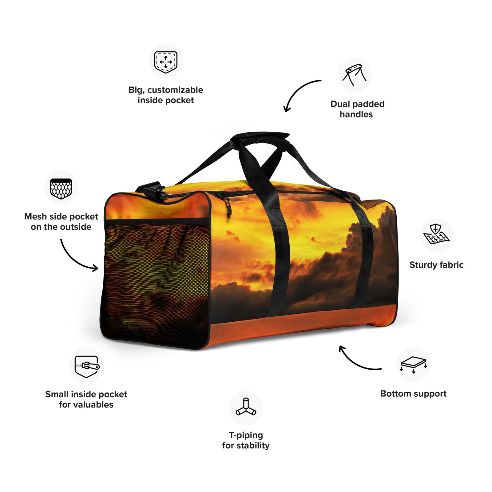 sac de voyage coucher de soleil orage sac de voyage coucher de soleil orage