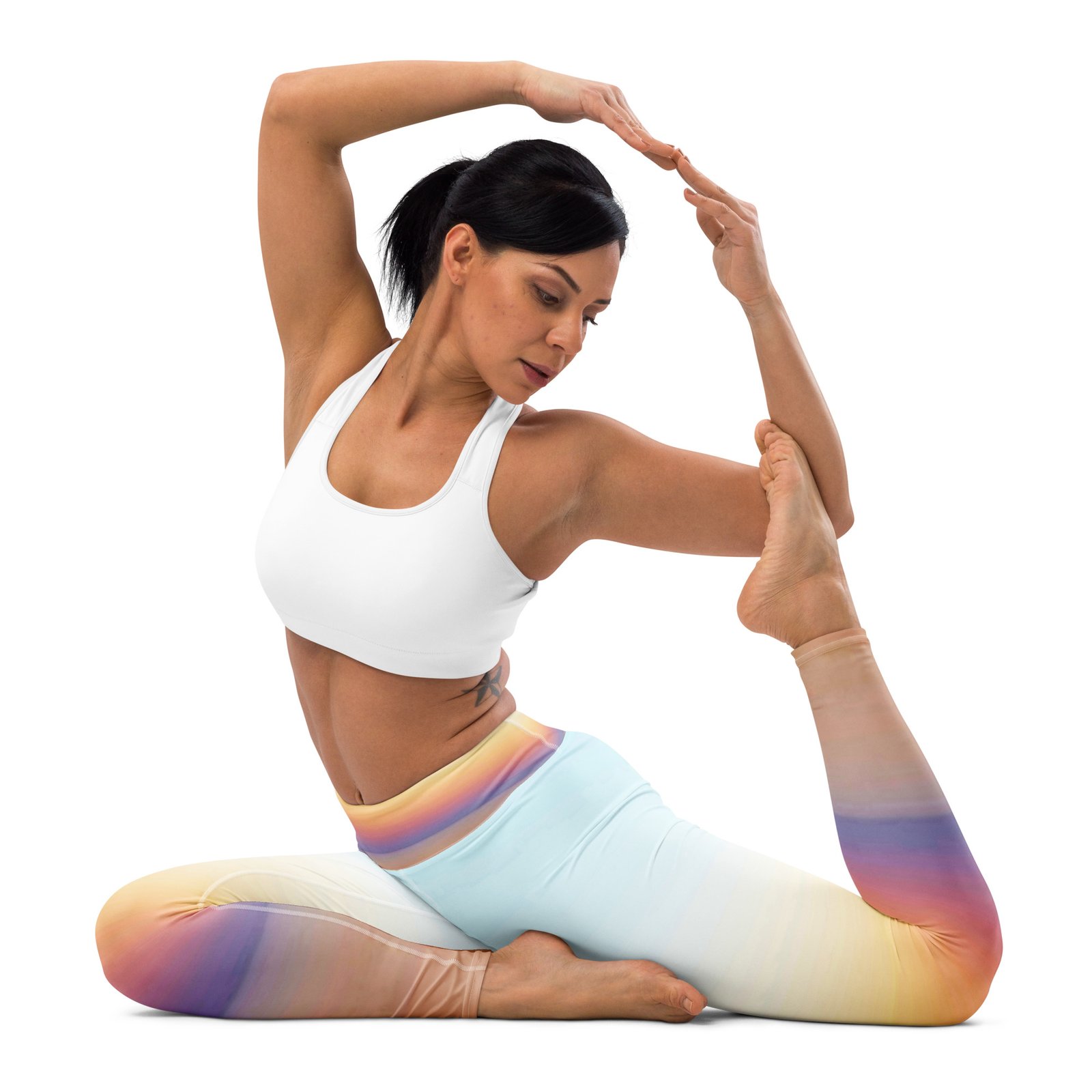 legging de yoga grau du roi lever de soleil legging de yoga grau du roi lever de soleil