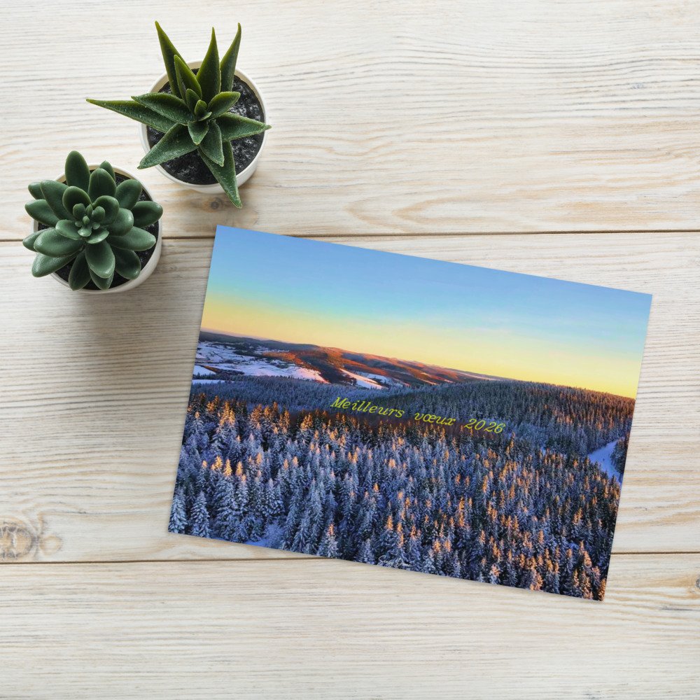 carte de vœux “comme la neige apaise la terre – 2026” carte de vœux “comme la neige apaise la terre – 2026”