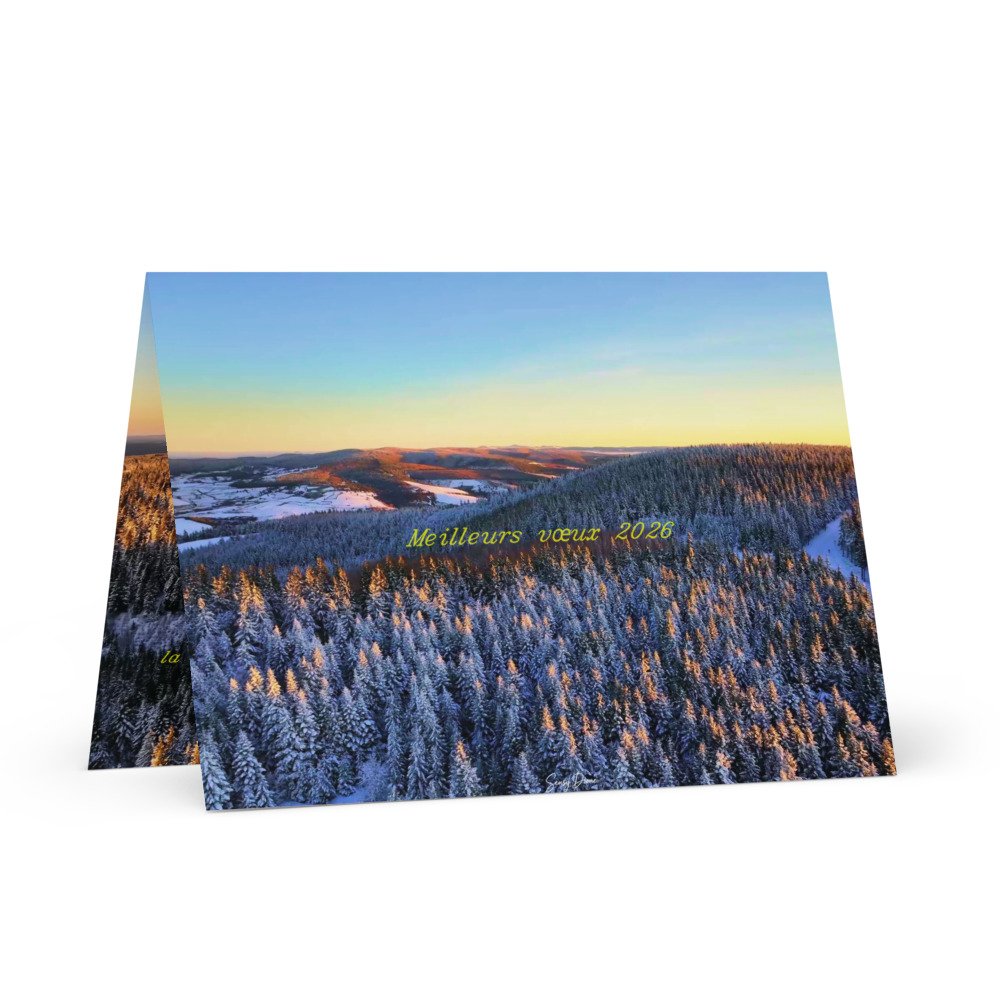 carte de vœux “comme la neige apaise la terre – 2026” carte de vœux “comme la neige apaise la terre – 2026”