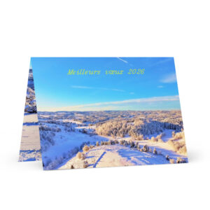carte de vœux “un lever de soleil sur vos rêves – 2026”