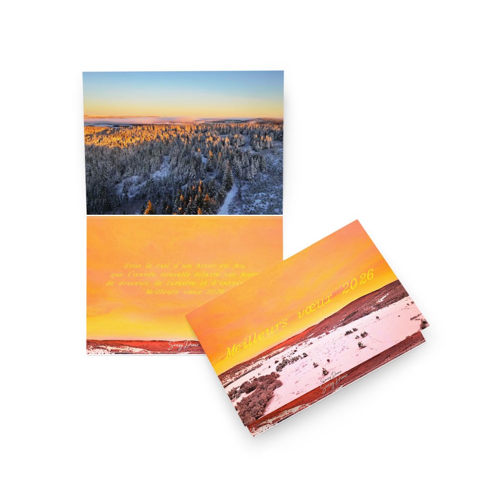 carte de vœux “sous le ciel d’un hiver en feu – 2026” carte de vœux “sous le ciel d’un hiver en feu – 2026”