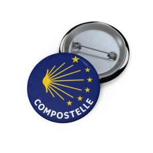 pin compostelle – coquillage jaune