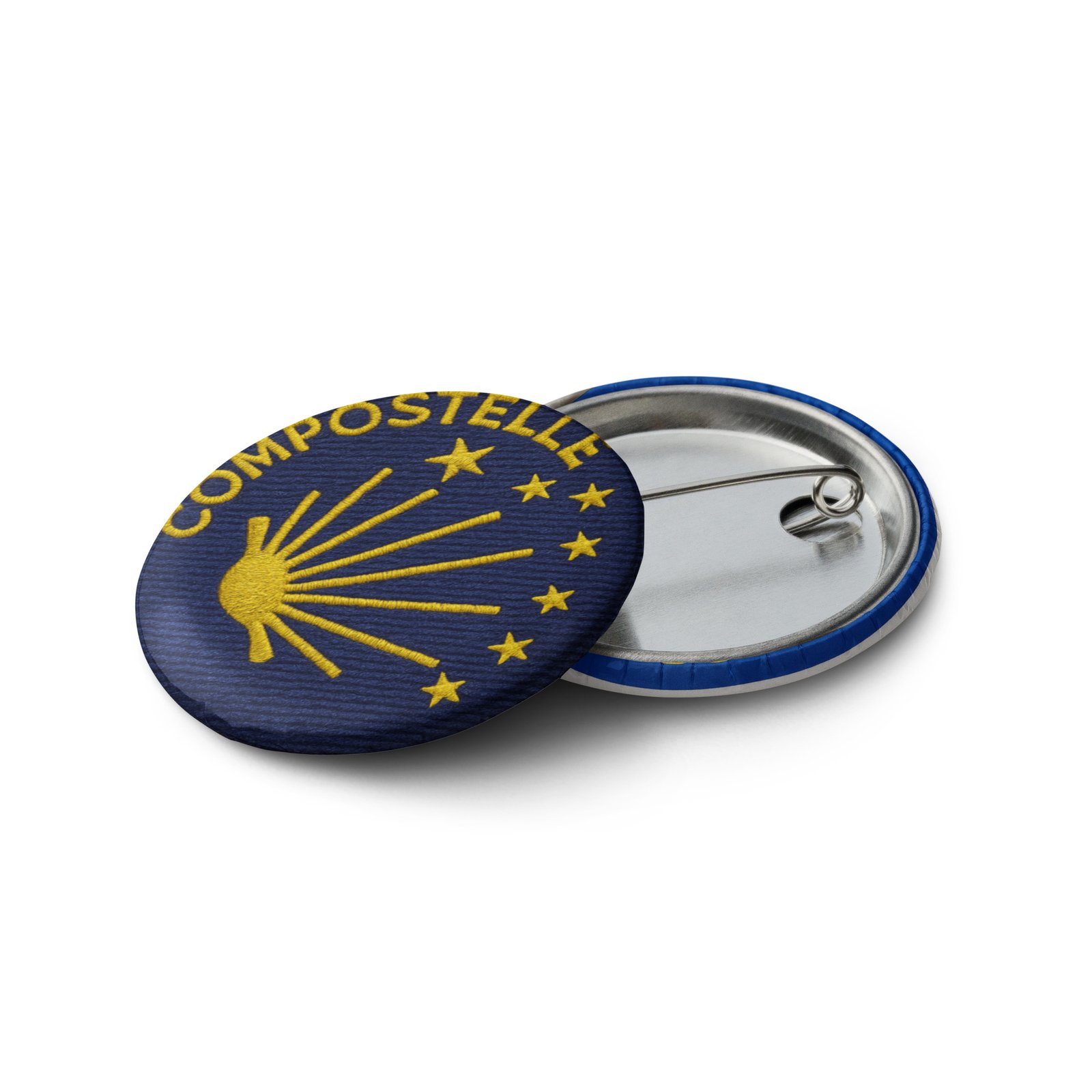 set de 5 pins – coquille saint jacques, collection pèlerin set de 5 pins – coquille saint jacques, collection pèlerin