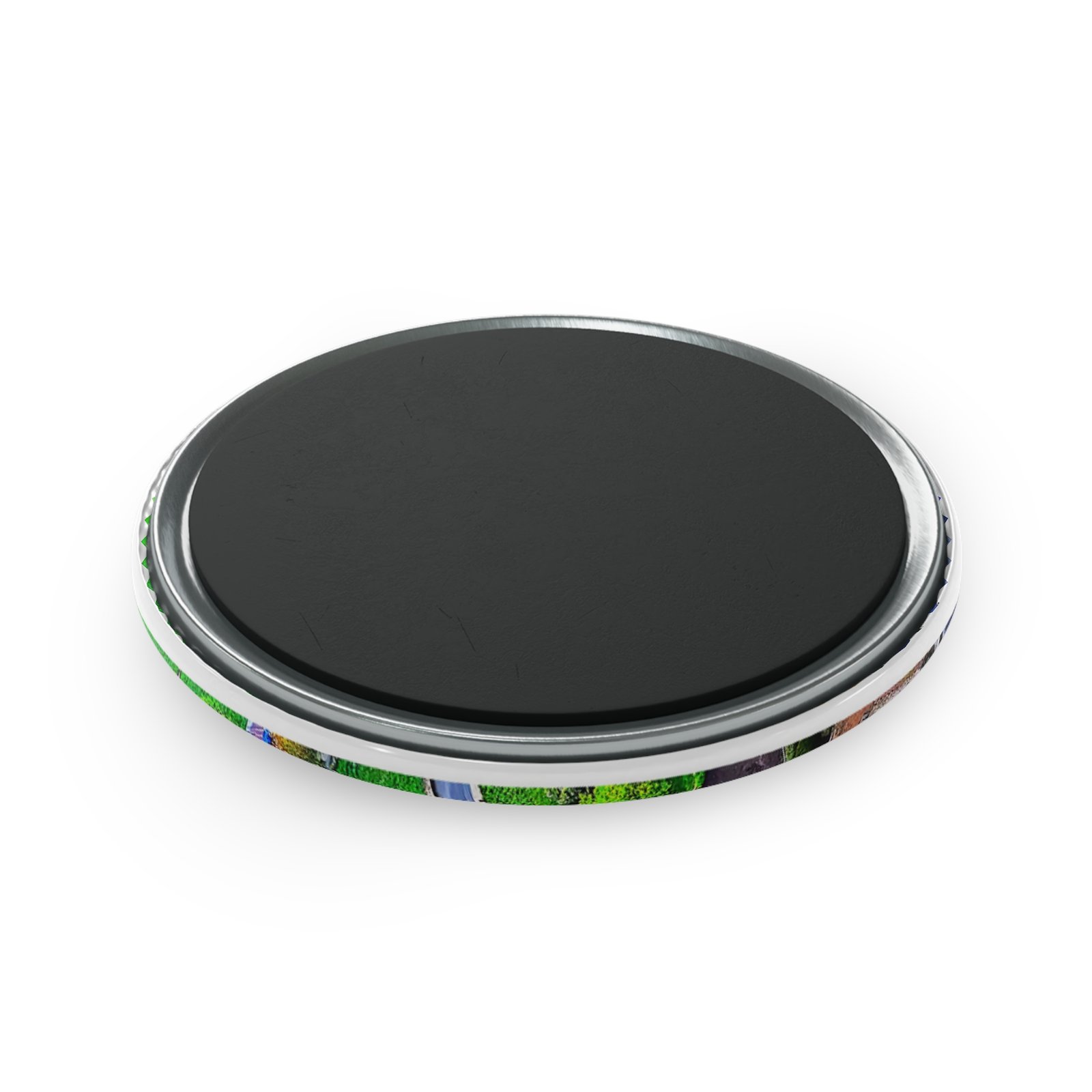 aimant décoratif rond – aumont aubrac (lozère), cœur du village vu du ciel aimant décoratif rond – aumont aubrac (lozère), cœur du village vu du ciel