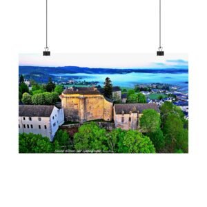 affiche château de saint alban sur limagnole — gardien de la margeride