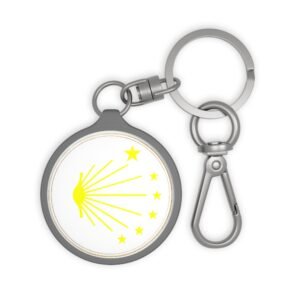 porte clés compostelle — la coquille en lumière | le signe essentiel