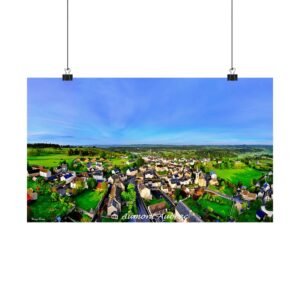 affiche aumont aubrac — cœur vivant du plateau