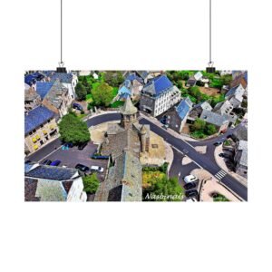 affiche nasbinals — cœur battant de l’aubrac