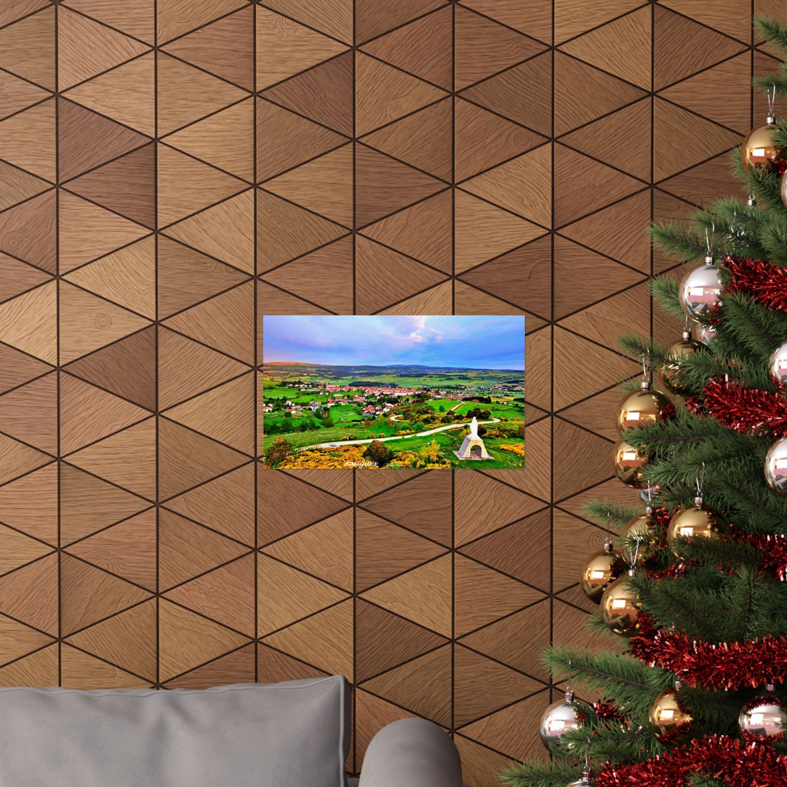 affiche saugues — la vierge veille sur la cité affiche saugues — la vierge veille sur la cité