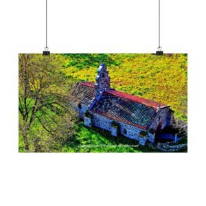 affiche aérienne — montbonnet, la chapelle saint roch