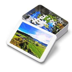 puzzle photo aérienne — les estrets, fontans | paysage de lozère vu du ciel