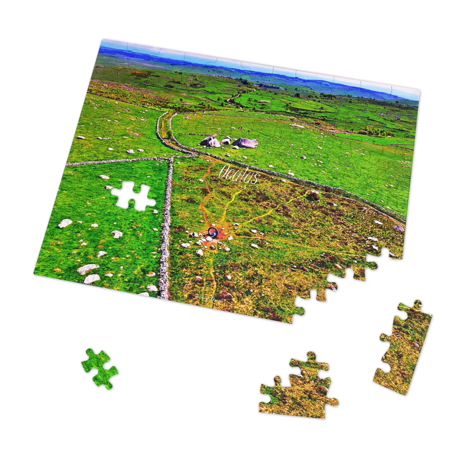 puzzle photo aérienne — l’oculus de marchastel | le cercle de pierre de l’aubrac puzzle photo aérienne — l’oculus de marchastel | le cercle de pierre de l’aubrac