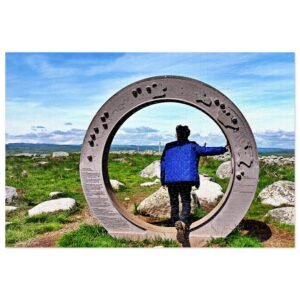 puzzle photo aérienne — l’oculus de marchastel | la porte ouverte sur l’aubrac