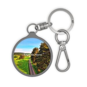 porte clés photo aérienne — chaze de peyre | le chemin qui avance