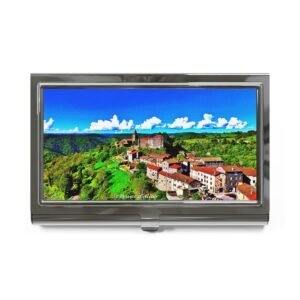 porte cartes de visite photo aérienne — saint privat d’allier | là où commence le chemin