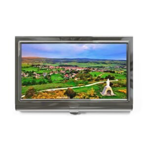 porte cartes de visite photo aérienne — saugues | porte d’entrée du gévaudan