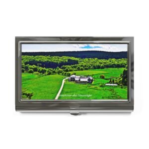 porte cartes de visite photo aérienne — domaine du sauvage | Écrin de verdure sur les hauts plateaux