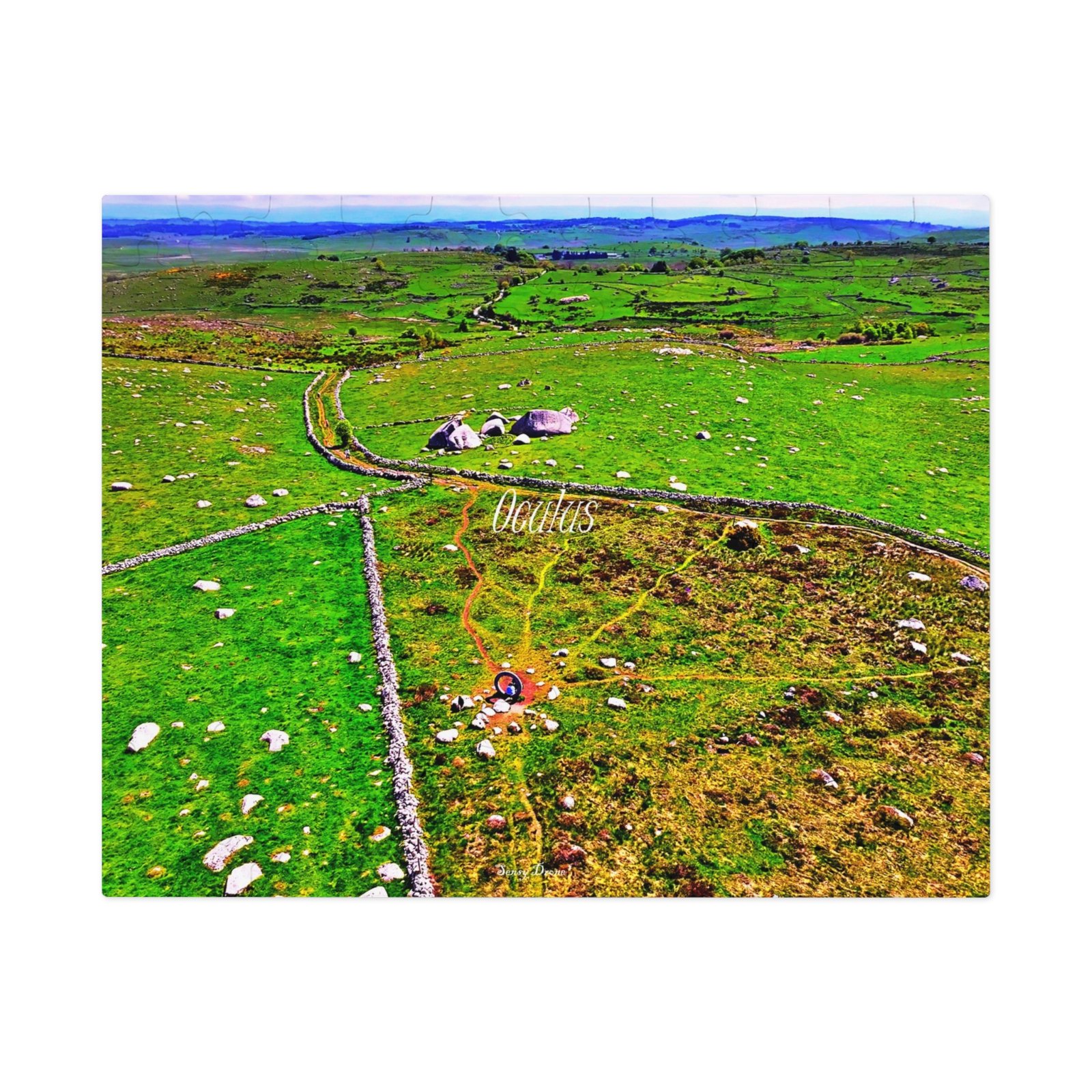 puzzle photo aérienne — l’oculus de marchastel | le cercle de pierre de l’aubrac puzzle photo aérienne — l’oculus de marchastel | le cercle de pierre de l’aubrac