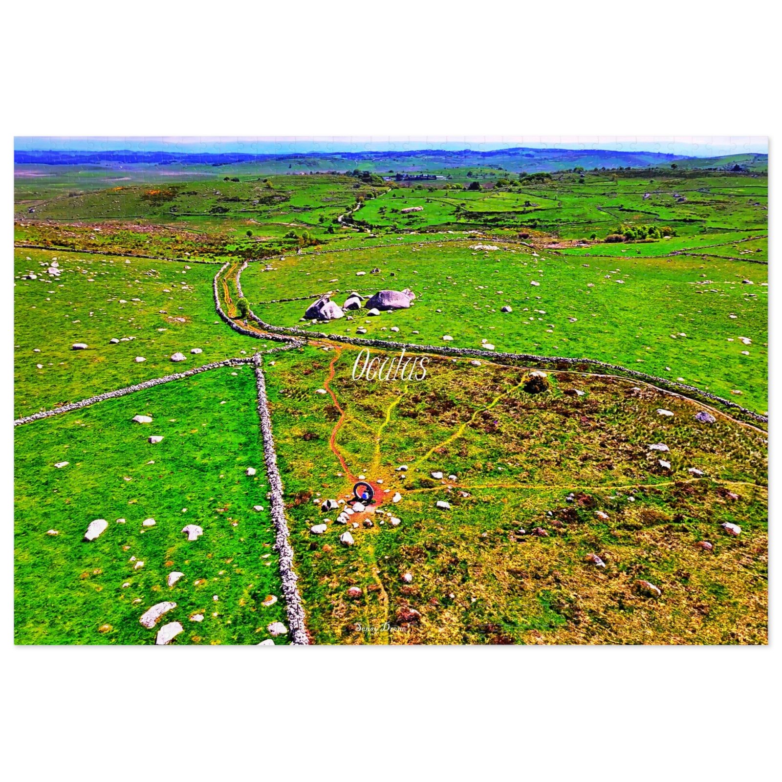 puzzle photo aérienne — l’oculus de marchastel | le cercle de pierre de l’aubrac puzzle photo aérienne — l’oculus de marchastel | le cercle de pierre de l’aubrac