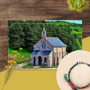 carte postale compostelle – chapelle saint roch — une halte hors du temps