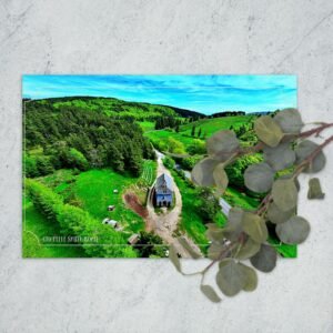 carte postale compostelle – chapelle saint roch — silence et verdure