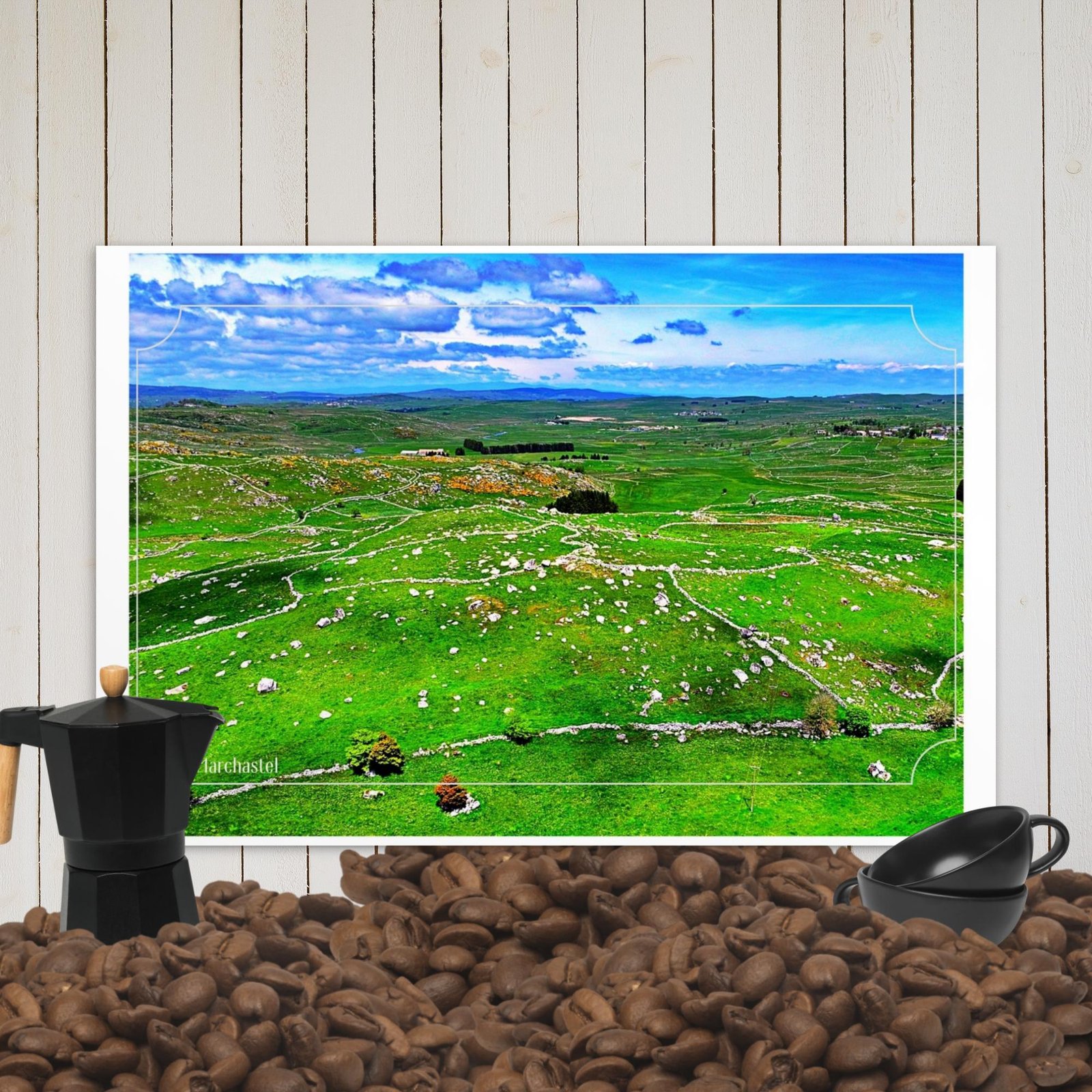 carte postale compostelle – marchastel, immensités de l’aubrac carte postale compostelle – marchastel, immensités de l’aubrac