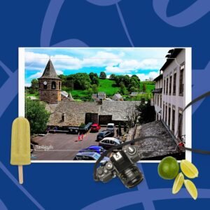 carte postale compostelle – nasbinals, l’église romanecarte postale standard