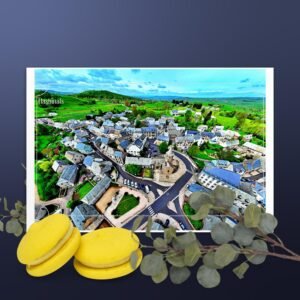 cartecarte postale compostelle – nasbinals, l’église romane de l’aubrac postale standard