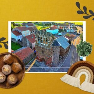 carte postale compostelle – saint christophe sur dolaizon