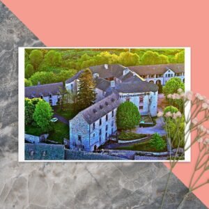 carte postale compostelle — le gardien de la vallée saint alban sur limagnole