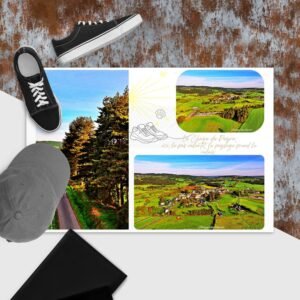 carte postale compostelle – chabannes, premières lumières